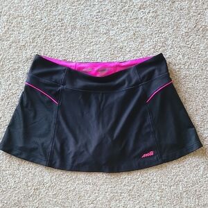 Avia Black and Pink Athletic Skirt